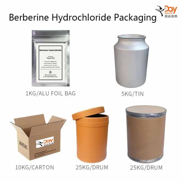 Berberine Hydrochloride Product packaging